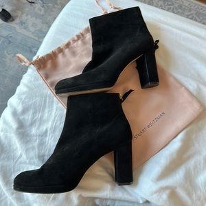 Stuart Weitzman 11W suede booties. Only worn once!
